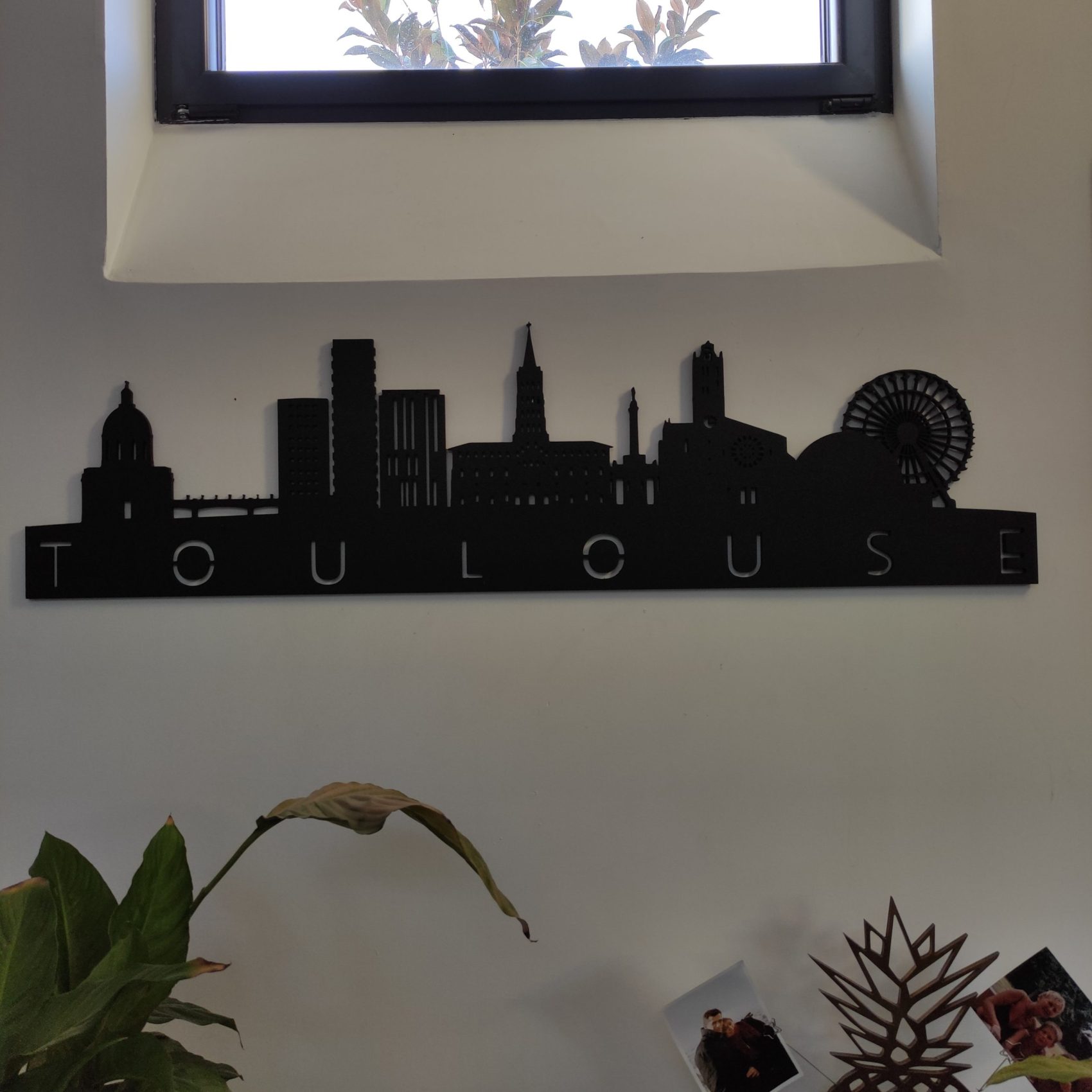 cadeau deco - Toulouse en ombre chinoise