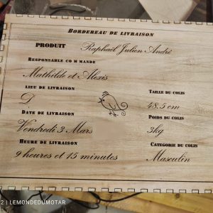 Coffret souvenir pour Bébé