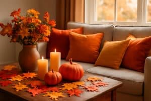Les couleurs automnales envahissent la déco intérieure